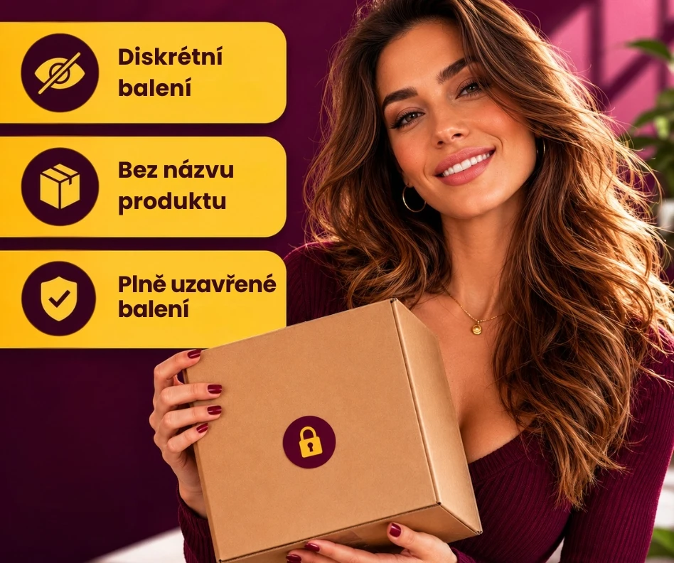 100% diskrétnost při objednávce! Neutrální balení, bezpečná platba, ochrana dat – takto zaručujeme úplnou anonymitu při nákupu. Lovesexshop.cz sexshop