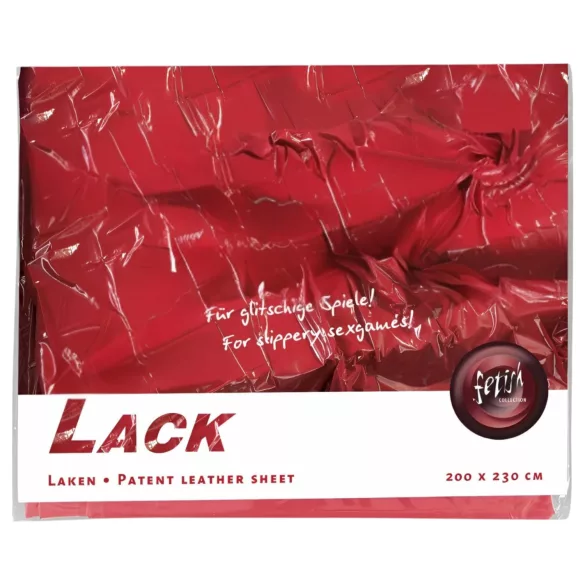 Lakovana prostirka - 200x230 cm (crvena)