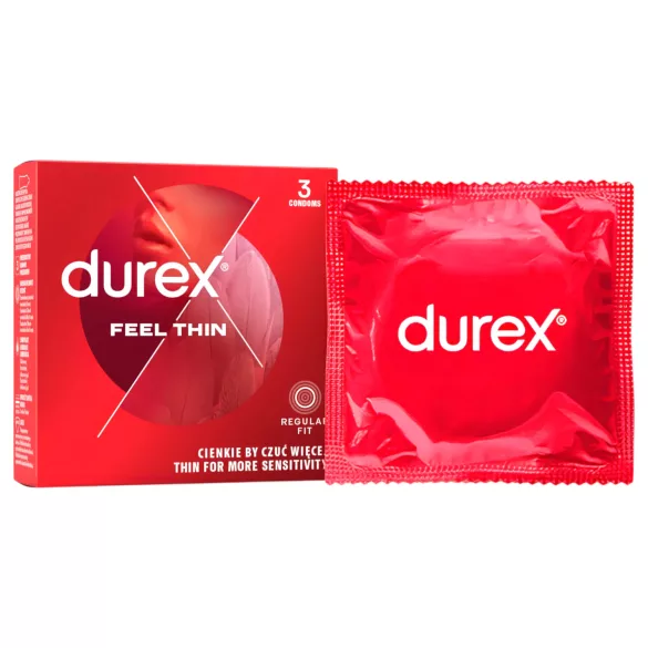 Durex Feel Thin - Презервативи за природан осећај (3 ком)