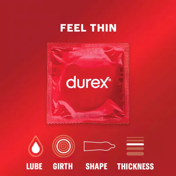 Durex Feel Thin - Презервативи за природан осећај (3 ком)