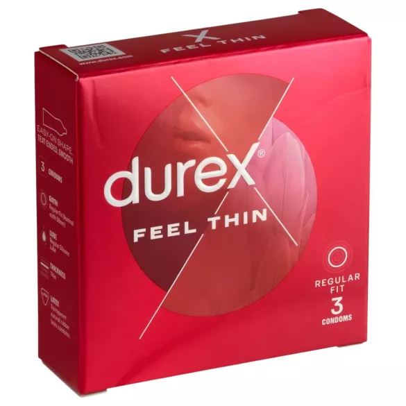 Durex Feel Thin - Презервативи за природан осећај (3 ком)
