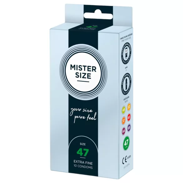 Mister Size tanki kondom - 47mm (10 komada)