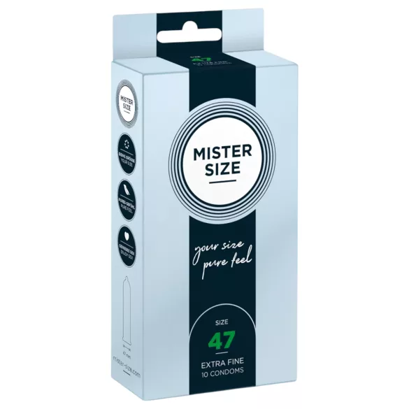 Mister Size tanki kondom - 47mm (10 komada)