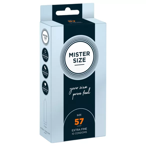 Mister Size tanki kondomi - 57mm (10 komada)