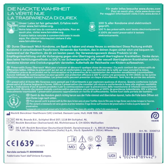 Durex Iznenadi Me - pakovanje kondoma (30 kom)