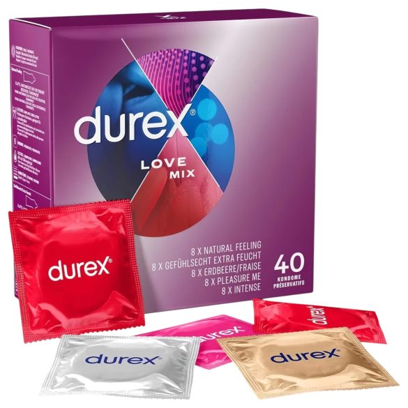 Durex Love Mix - пакет кондома (40 комада)