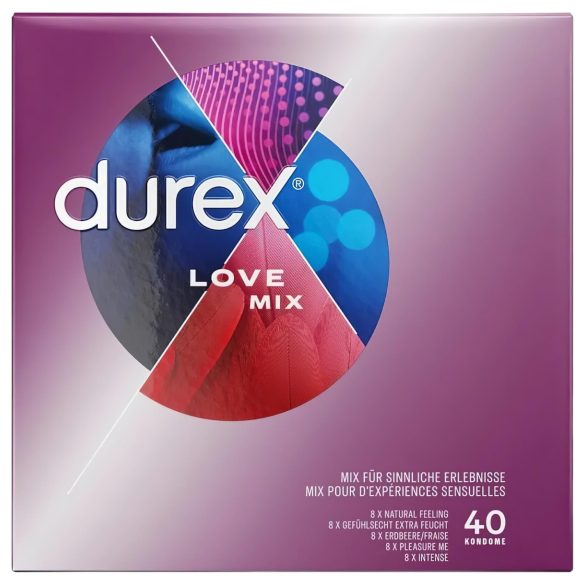 Durex Love Mix - пакет кондома (40 комада)