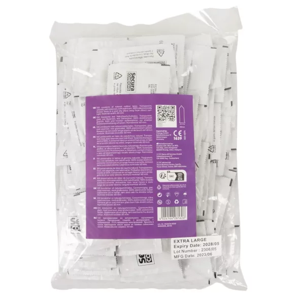 Secura Patlidžan - ekstra veliki kondomi 60mm (100 kom)