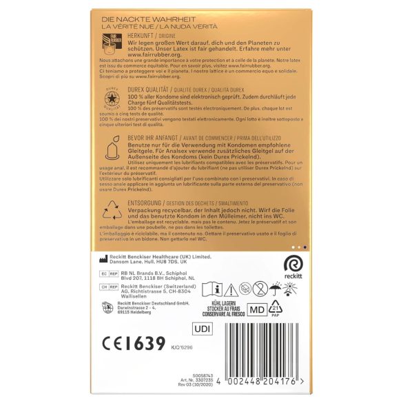 Durex Blisko - dodatno podmazani kondomi (10 kom)