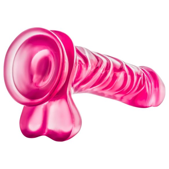 B Yours Basic 8 - realistični dildo - 23cm (roze)