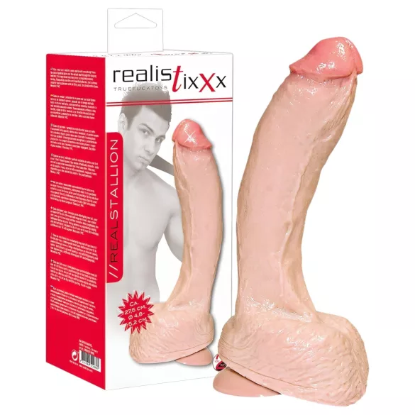 Realistixxx Giant - ekstra veliki dildo (prirodna boja)