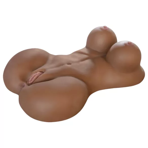 Pipedream Fuck Me Silly Sista - smeđi ženski torzo masturbator (5,7 kg)