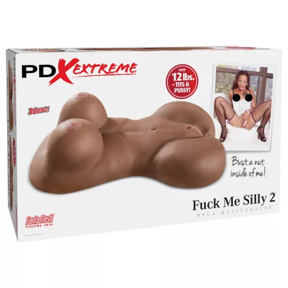 Pipedream Fuck Me Silly Sista - smeđi ženski torzo masturbator (5,7 kg)