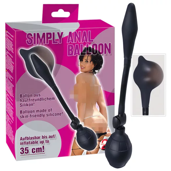 You2Toys - Pumpe za analni dildo (crna)