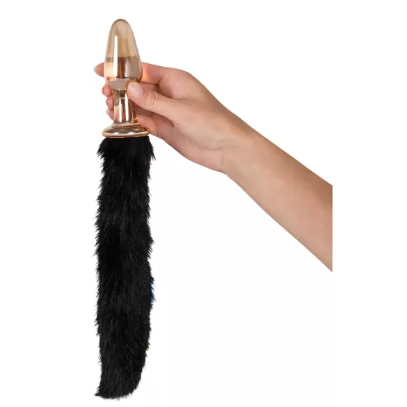 You2Toys - Stakleni analni plug s repom mačke