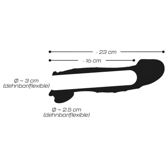 Crystal Skin - nastavak za penis za produžavanje