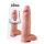 King Cock veliki dildo sa testisima 12" (30 cm) - prirodna boja