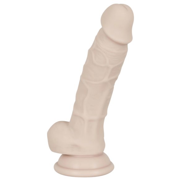 You2Toys - Silikonski dildo sa vakuumskom čašicom - srednji (natur)