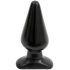 Doc Johnson crni analni plug - klasičan, veliki (14,5cm)