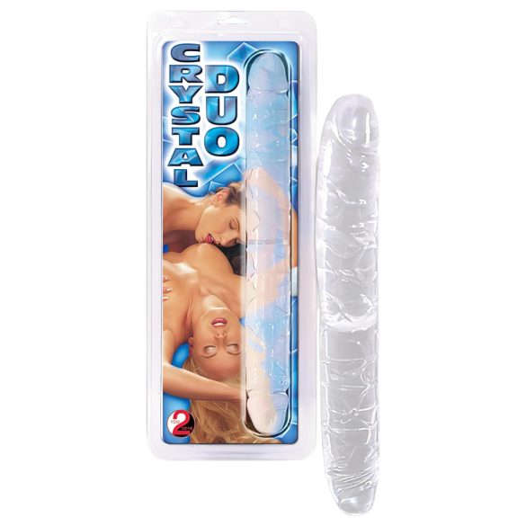 Kristalni dupli dildo (34cm)