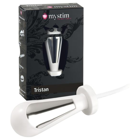 Mystim Tristan - elektro stimulator dildo (bela)