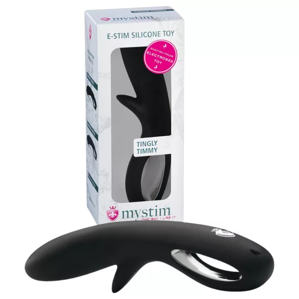 mystim Tingly Timmy - Silikonski elektro dildo