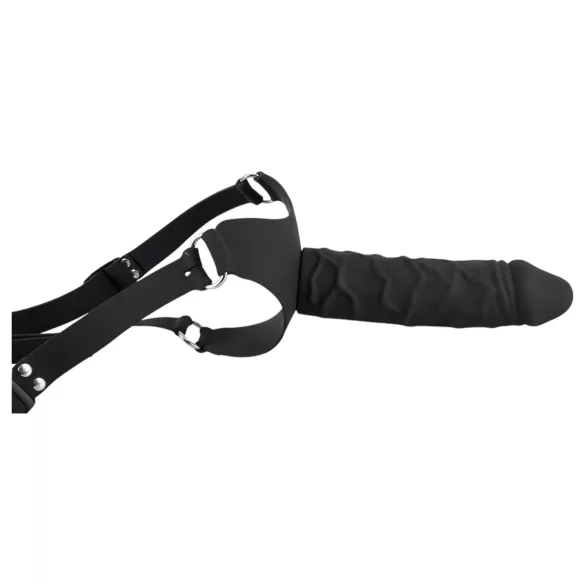 You2Toys - Silikonski Strap-On - može se pričvrstiti (crni)