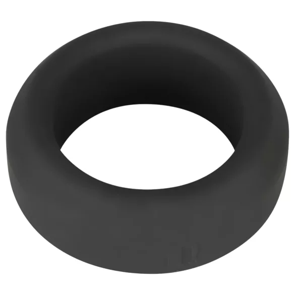 Crni Velvet - debelosteni prsten za penis (2,6 cm) - crni