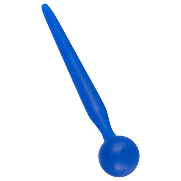 Dilatator Sperm Stopper – silikonski dilatator sa kuglicom (plavi)