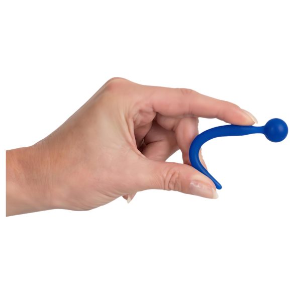 Dilatator Sperm Stopper – silikonski dilatator sa kuglicom (plavi)