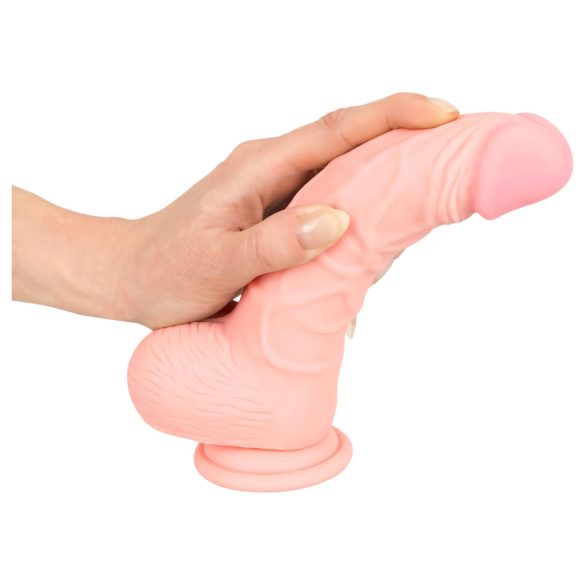 Medicinski silikonski dildo (20cm) - prirodan