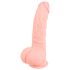 Medicinski silikonski dildo (20cm) - prirodan