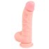 Medicinski silikonski dildo (20cm) - prirodan