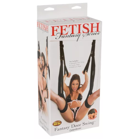 Fetish Fantasy vrata - crna seks ljuljaška