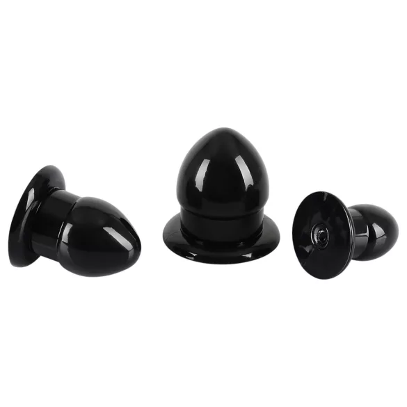 You2Toys - Set za rastezanje analnih čepova - 3 komada (crni)