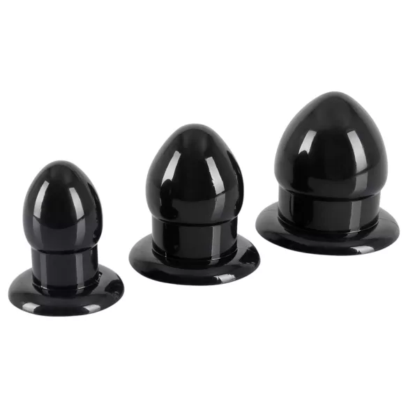 You2Toys - Set za rastezanje analnih čepova - 3 komada (crni)