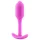 b-Vibe Snug Plug 1 - analni čep sa unutrašnjom težinom (55 g, roze)