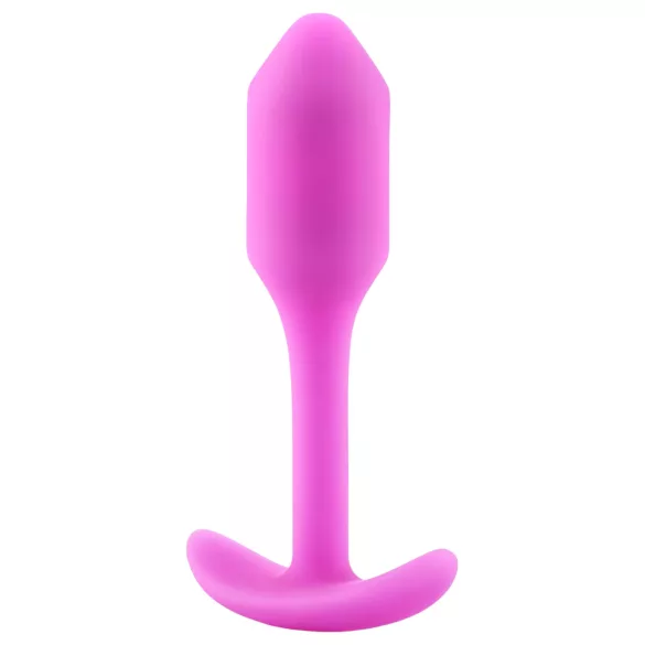 b-Vibe Snug Plug 1 - analni čep sa unutrašnjom težinom (55 g, roze)