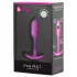 b-Vibe Snug Plug 1 - analni čep sa unutrašnjom težinom (55 g, roze)