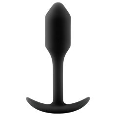  b-vibe Snug Plug 1 - analni čep sa unutrašnjom težinom (55g) - crni