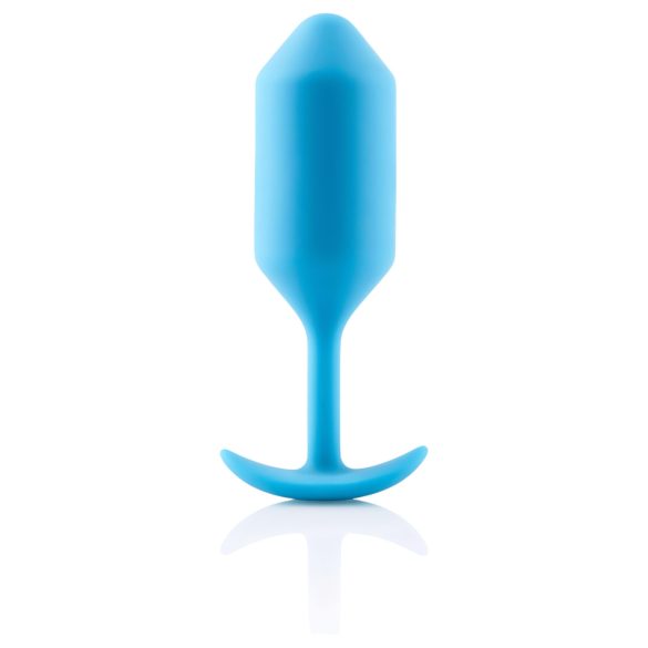 b-vibe Snug Plug 3 - dupla kugle analni plug (180g) - plavi