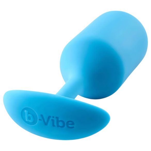 b-vibe Snug Plug 3 - dupla kugle analni plug (180g) - plavi