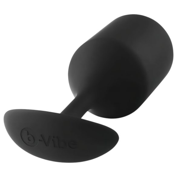 b-vibe Snug Plug 4 - dupla kuglice za analnu stimulaciju (257g) - crna