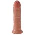 King Cock 8 дилдо (20 cm) - tamna prirodna boja