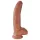 King Cock 9 са јајима дилдо (23 cm) - браон