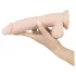 Nature Skin - vakumski, realistični dildo - prirodna boja (srednji)
