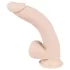 Nature Skin - vakumski, realistični dildo - prirodna boja (srednji)