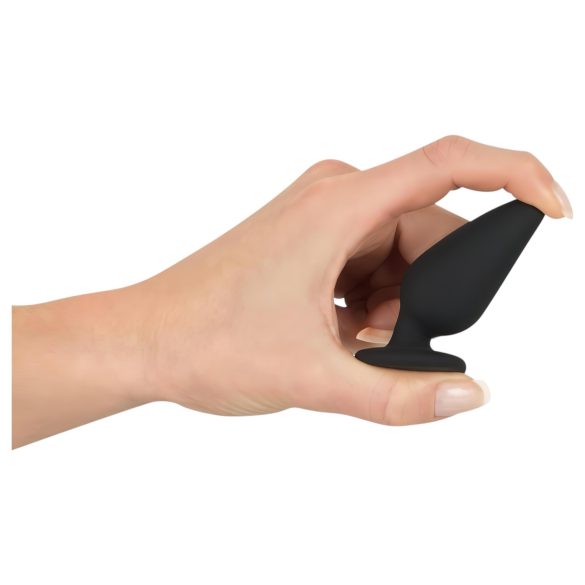 Black Velvet Težina - 40g analni plug (crni)