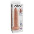 King Cock 9 - реалистични дилдо (23 cm) - природna боja