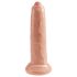 King Cock 9 - реалистични дилдо (23 cm) - природna боja